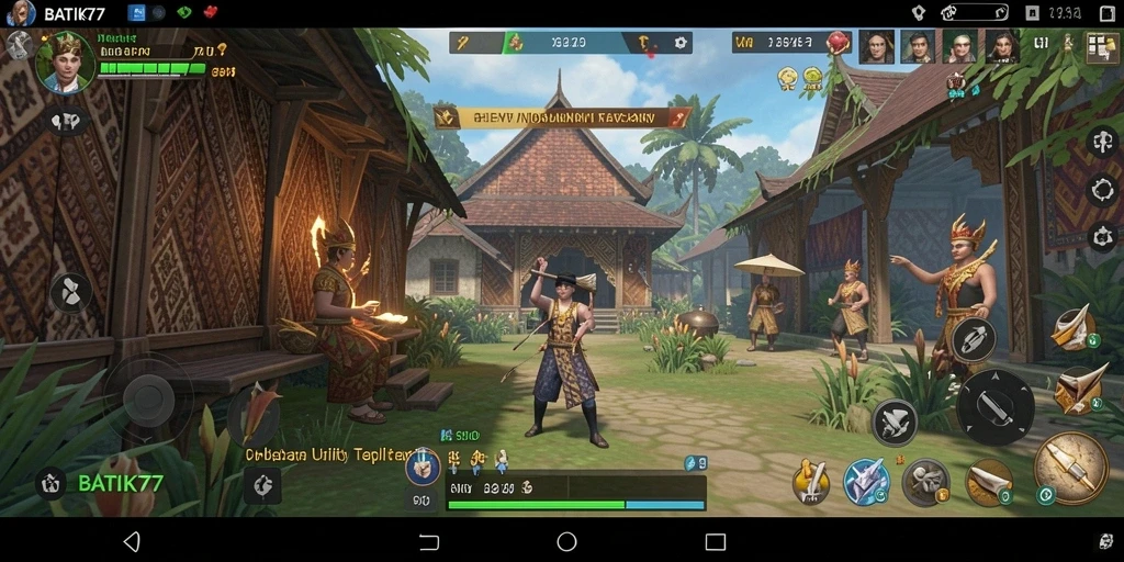 Screenshot utama BATIK77 menampilkan fitur pengingat sederhana dan efisien.