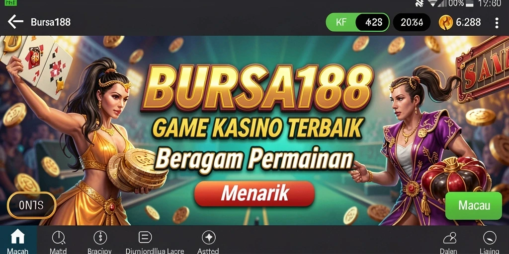 Screenshot gameplay BURSA188 menampilkan aksi Kasino yang mendebarkan.