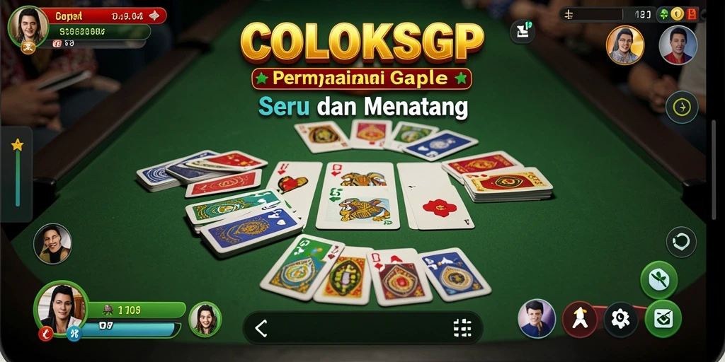 Tampilan gameplay seru dan interaktif dari COLOKSGP.