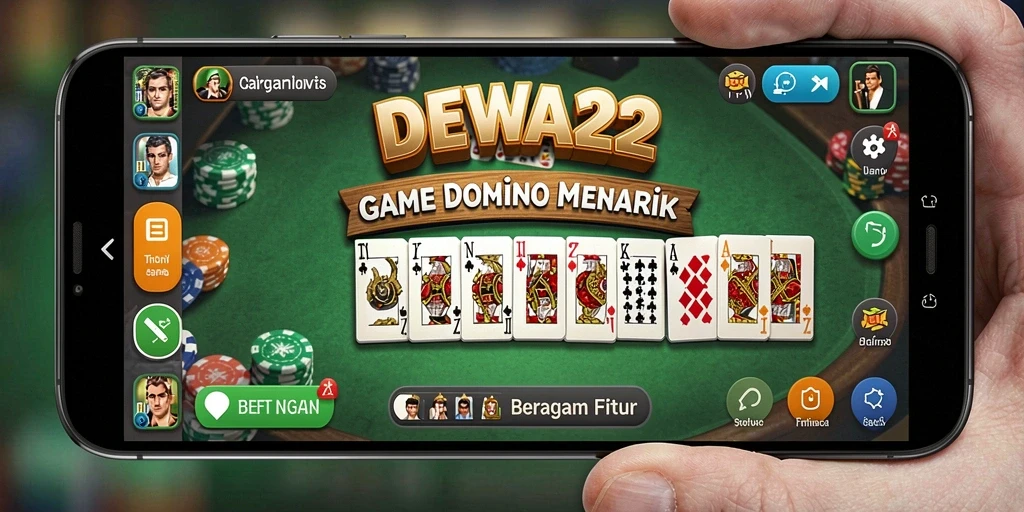 Tampilan menarik dari gameplay DEWA22 yang seru.