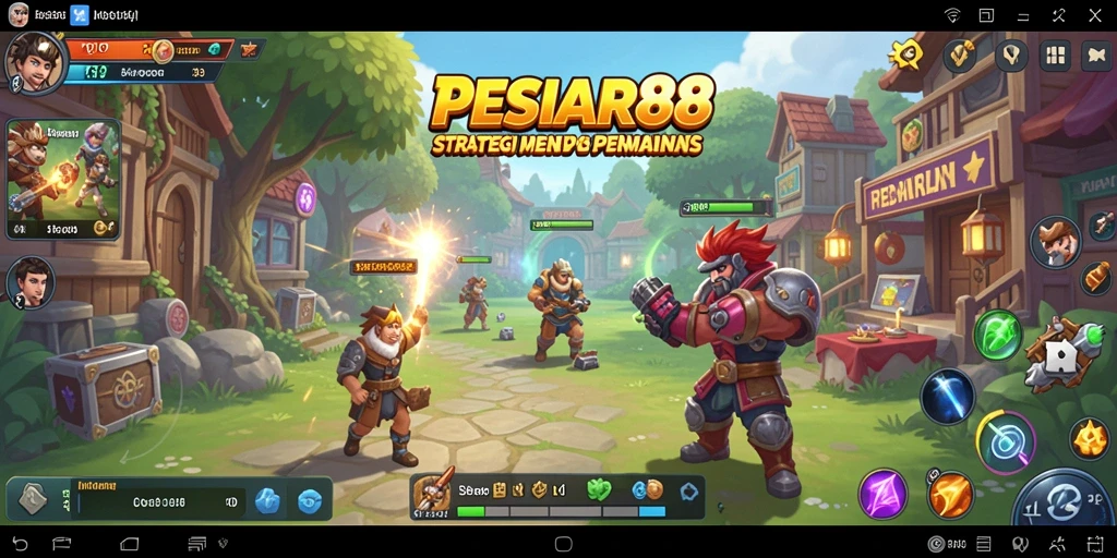 Gameplay PESIAR88 yang menantang dan strategis.