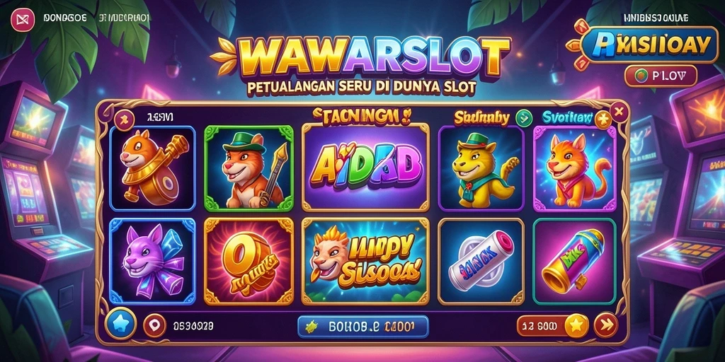 Tampilan gameplay seru di dalam <strong>WAWARSLOT</strong> yang penuh tantangan.